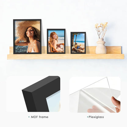 15 Pack Mixed Size Gallery Collage Frame Black5