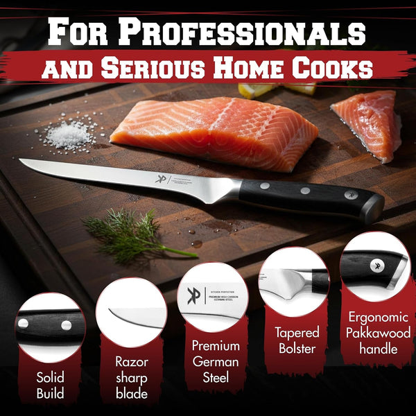 6” Boning Knife for Meat Cutting, Fillet & Deboning3