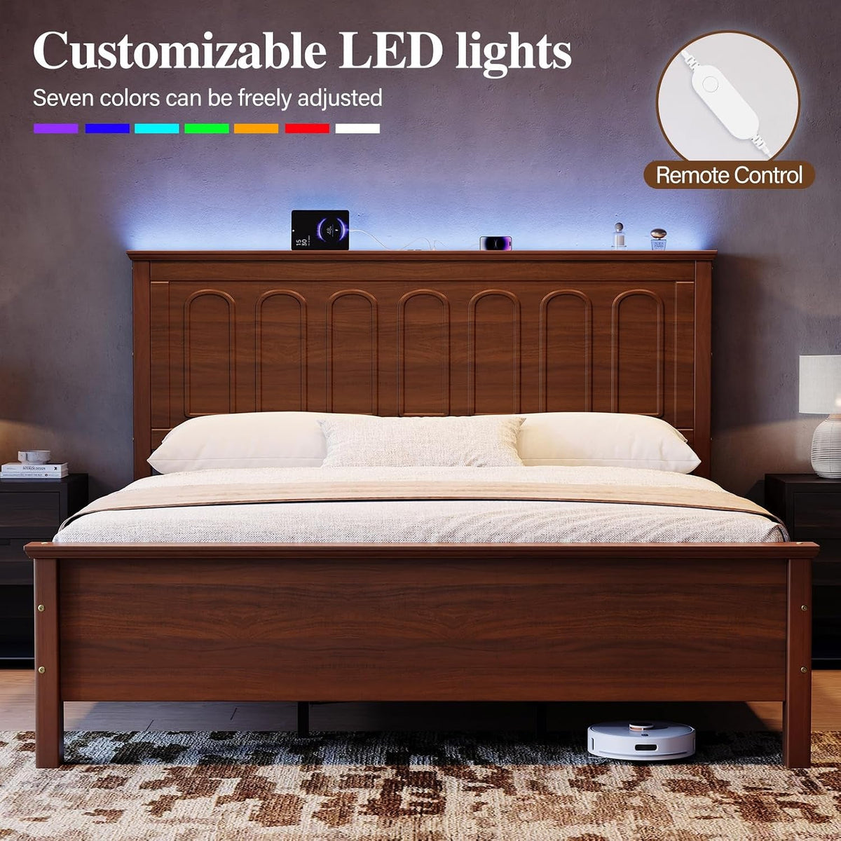 queen-size-bed-frame-with-headboard-wood-platform-bed