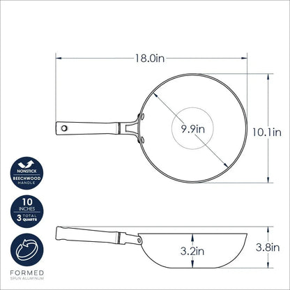 Cardamom Ceramic Nonstick 10 Inch Wok7