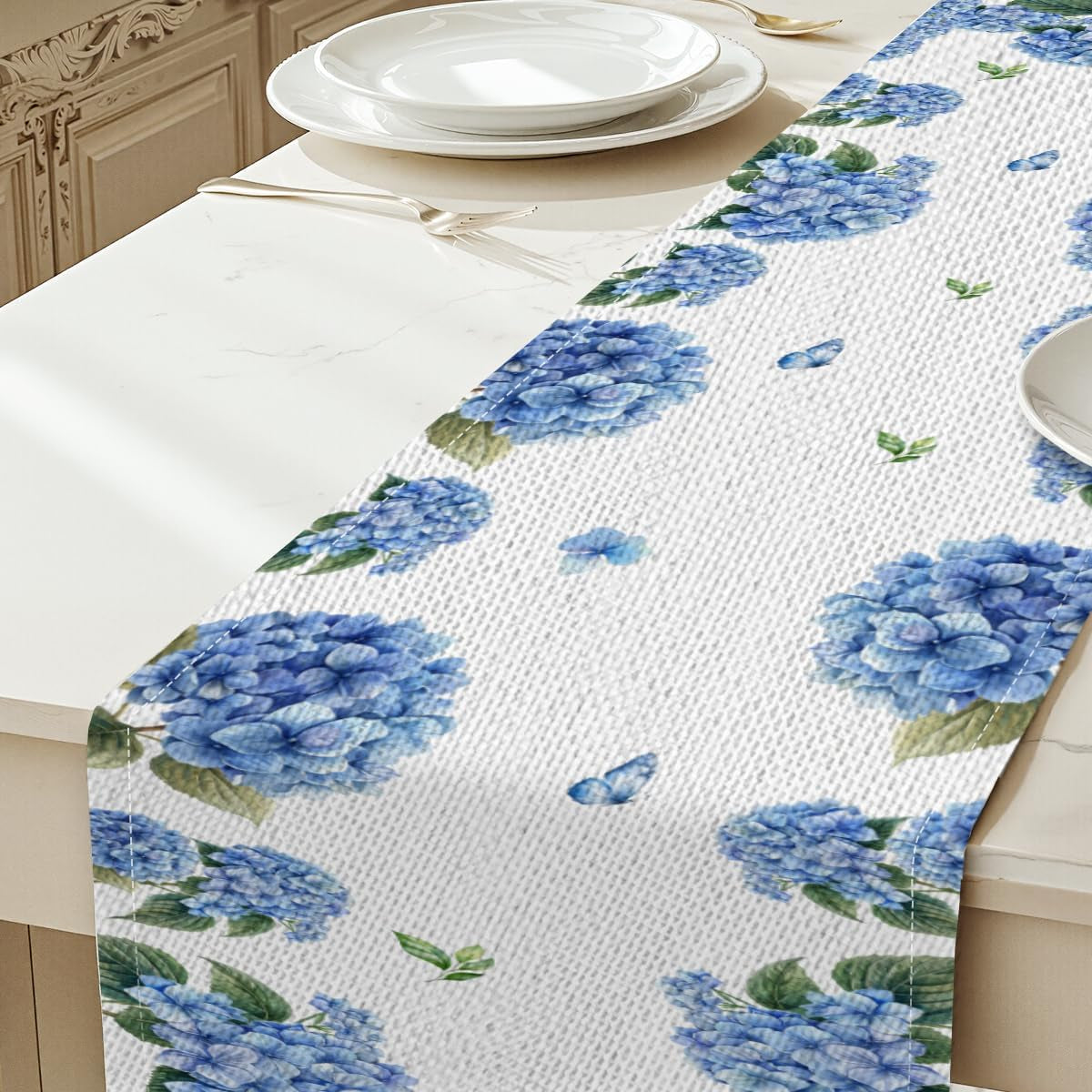 hydrangea-butterfly-table-runner-13x72-inch-blue-hydrangea-gifts-for-women