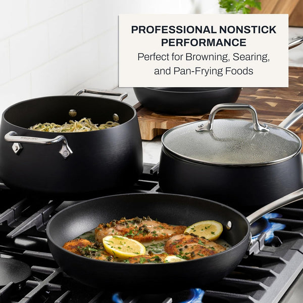 All-Clad HA1 Hard Anodized Nonstick (8-Piece) Pots and Pans Set Non Stick Cookware Sets, Oven Broiler Safe 500F, Black7