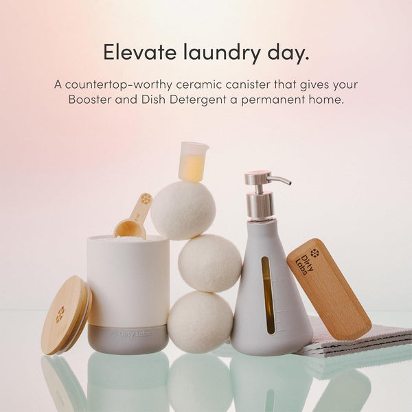 Dirty Labs | Refillable Ceramic Canister with Wooden Lid | 621 Ml4