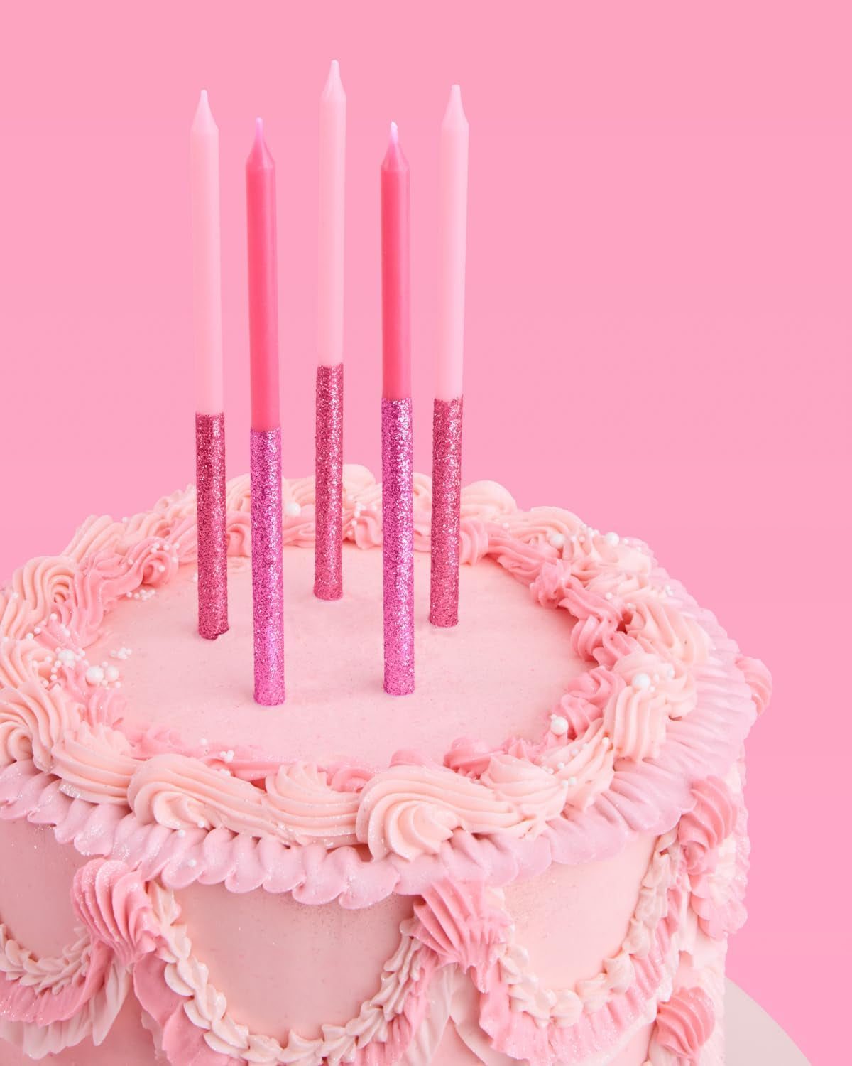 10pc-pink-glitter-cake-candles-sparkly-birthday-decorations