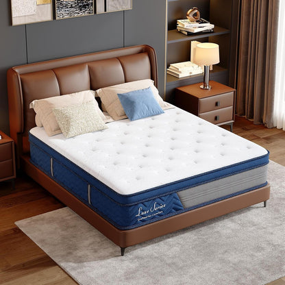 Full XL Size 14 Inch Mattress Medium Firm Hybrid Mattress in a Box2
