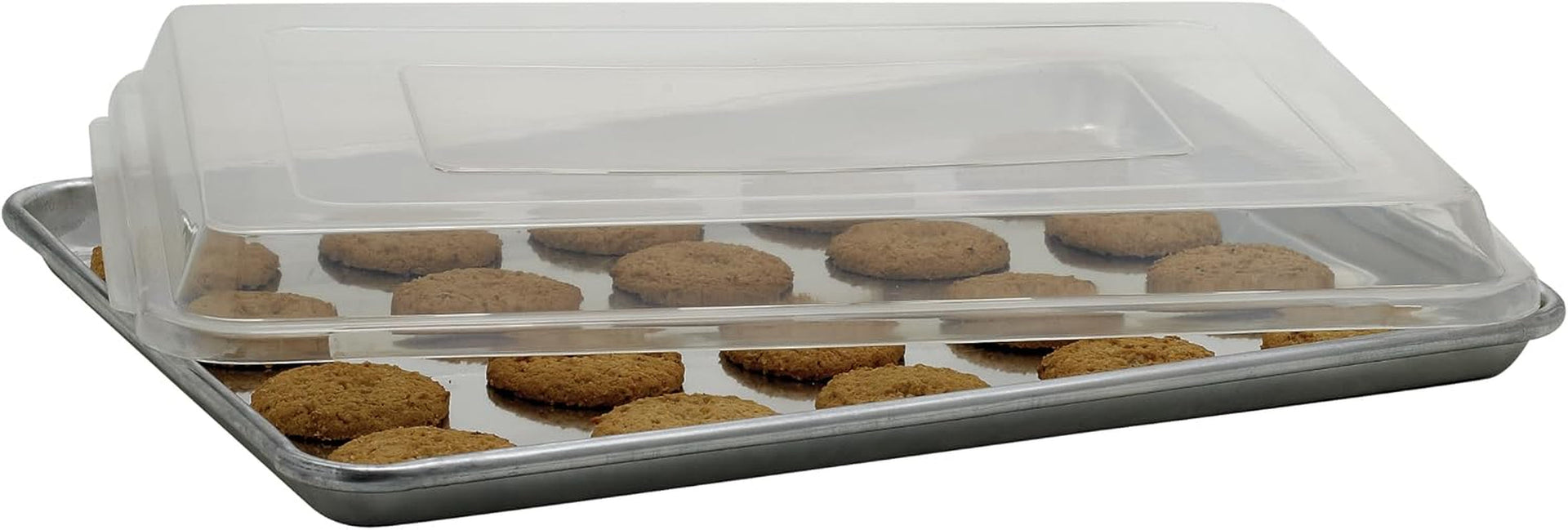 covers-for-aluminum-sheet-pan-13-by-18-inch-clear-medium-dishwasher-safe-bpa-free-easy-snap-universal-fit-great-for-food-protection-storage-serving-and-foodservice