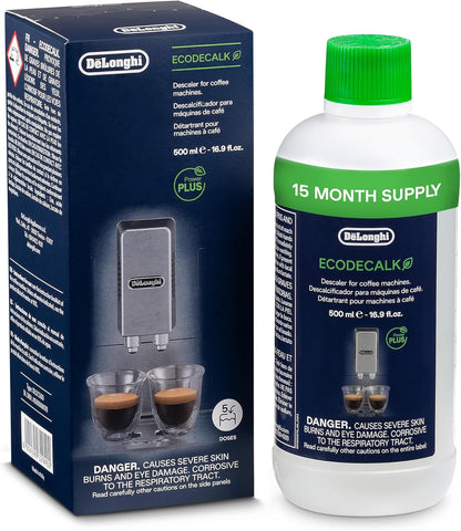 Ecodecalk Universal Descaler, for Coffee Machines 16.90 Oz | Safe Formula, Universally Compatible, 15 Month Supply, Easy to Use1