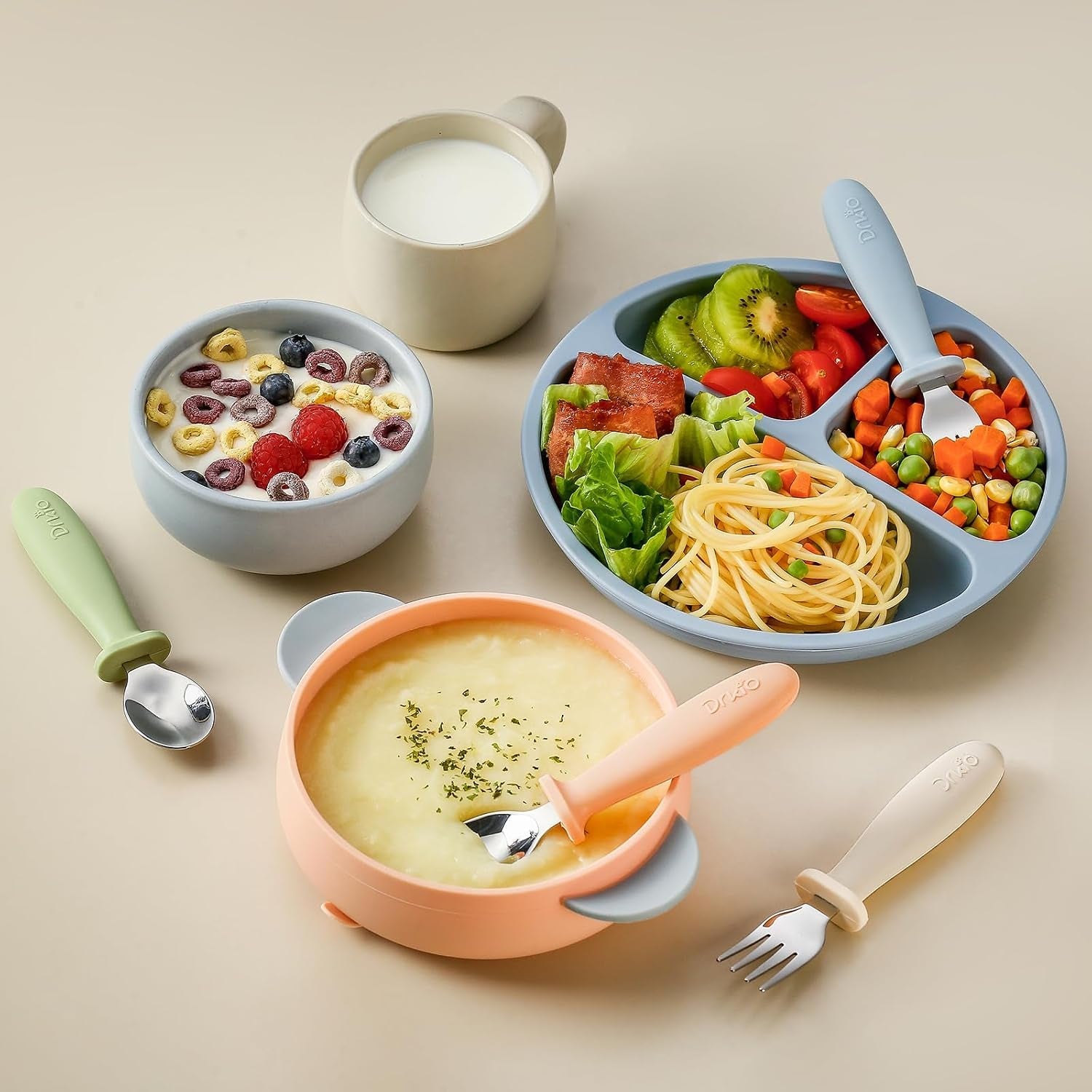 8-pcs-toddler-utensils-set-kids-silverware-with-forks-and-spoons-baby-utensils-with-silicone-handle-anti-choke-design-for-childrens-safe-self-feeding-food-grade-dishwasher-safe-bpa-free