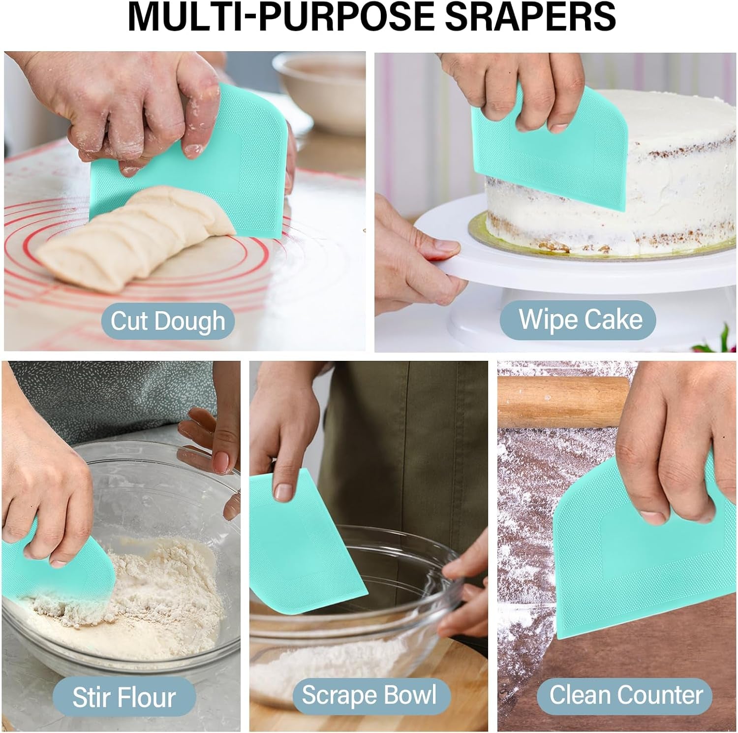 bench-scraper-premium-stainless-steel-dough-scraper-with-2-pcs-flexible-bowl-scraper-dough-cutter-with-measuring-scale-versatile-kitchen-scraper-set-for-pastry-bread-pizza-cake