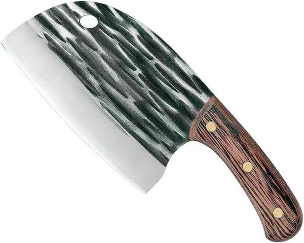Meat Cleaver, Forged Butcher Cleaver Knife Stainless Steel Meat Fish Fruit Vegetables Slicing Chinese Household Kitchen Chef Knives1