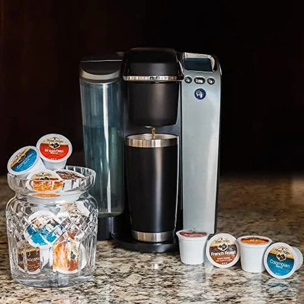 Single Serve Coffee Pods for Keurig K-Cup Brewers, Variety Pack, Light Roast, Medium Roast, Dark Roast, 100 Count (25 Each: Breakfast Blend, Donut Shop, French Roast, Colombian) | Variety Pack Includes 25 Breakfast Blend, 25 Donut Shop, 25 French Roast, 28