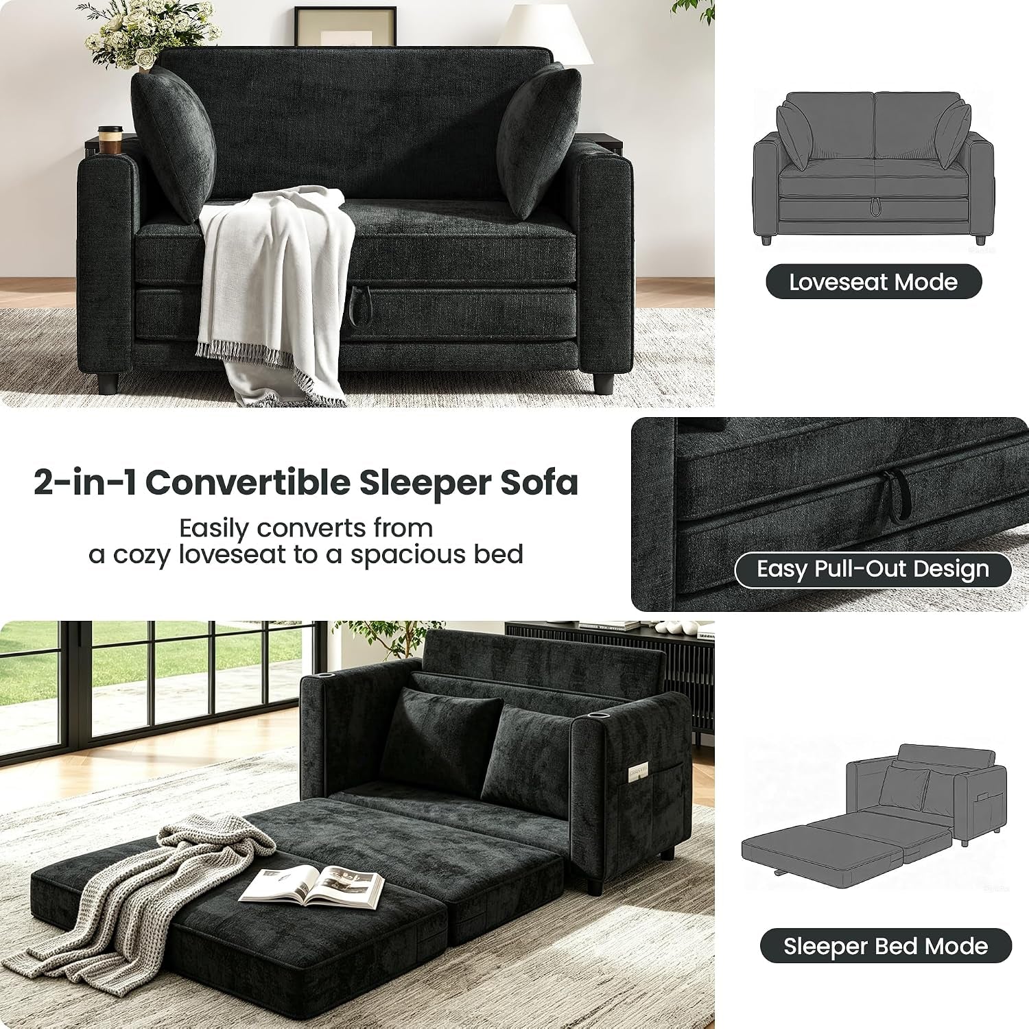 convertible-sofa-bed-loveseat-folding-floor-futon-sleeper-sofa-pull-out-sofa-bed-chenille-foldable-couch-with-pillows-cup-holders-side-storage-pockets-living-room-bedroom-guest-room-beige