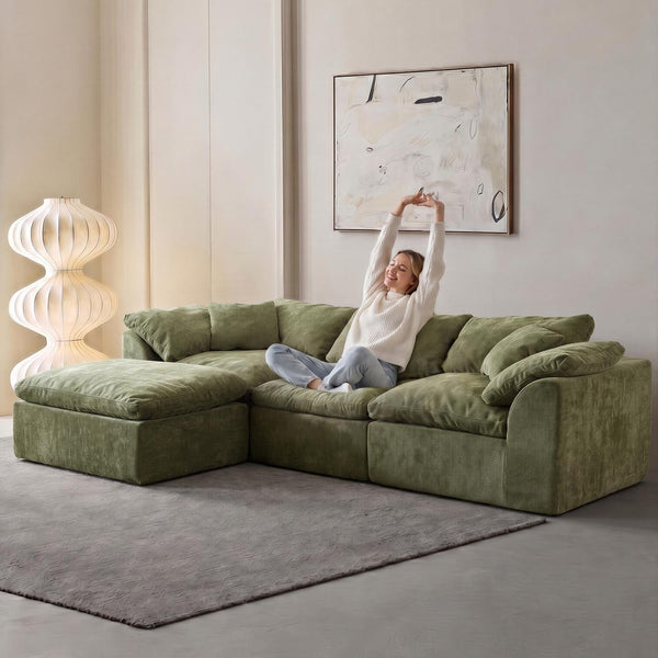 Cloud Couch Sectional, Boneless Modular Sofa for Living Room2
