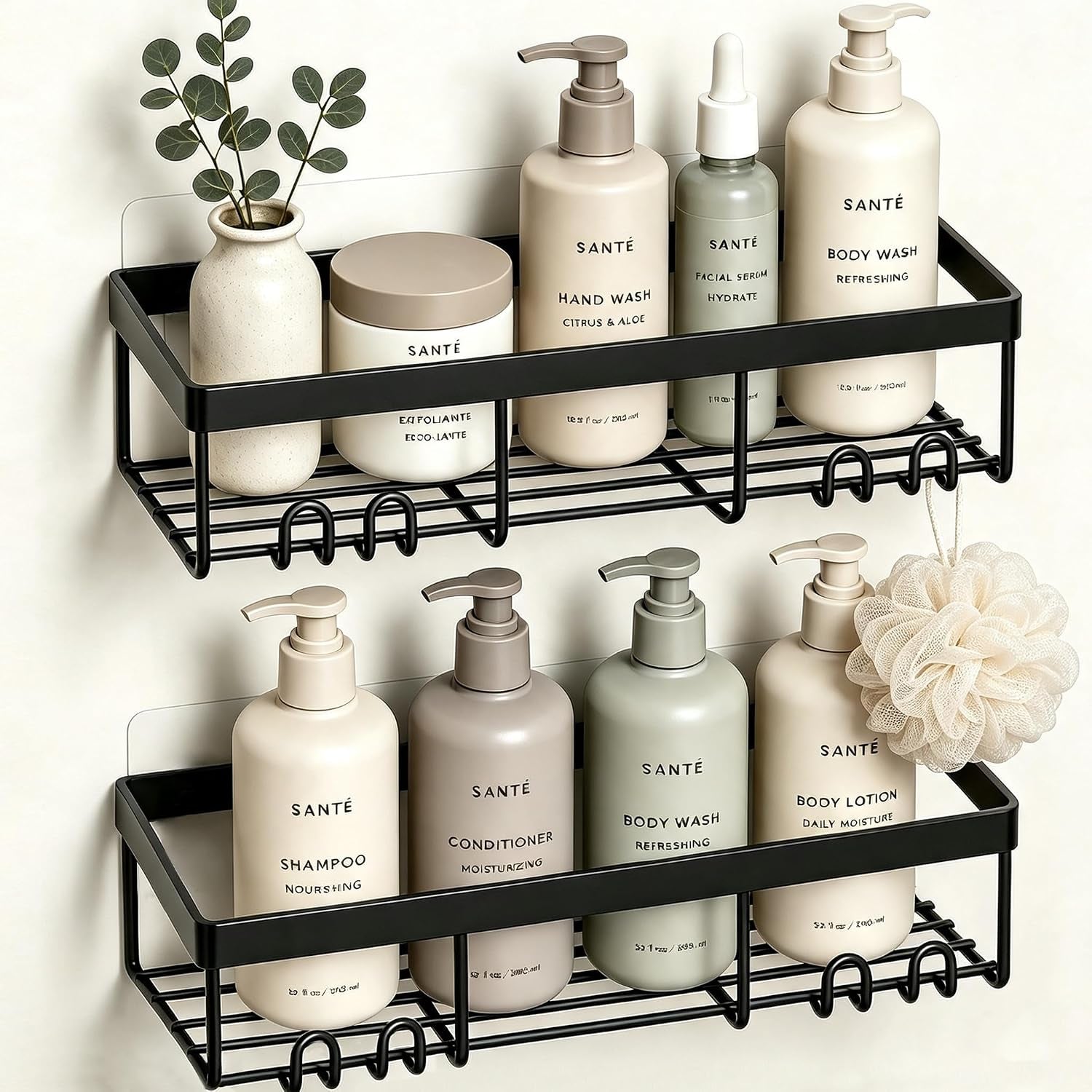 shower-caddy-shelf-organizer-rack-self-adhesive-black-bathroom-shelves-basket-home-farmhouse-wall-inside-organization-and-storage-decor-rv-accessories-first-camper-apartment-essentials