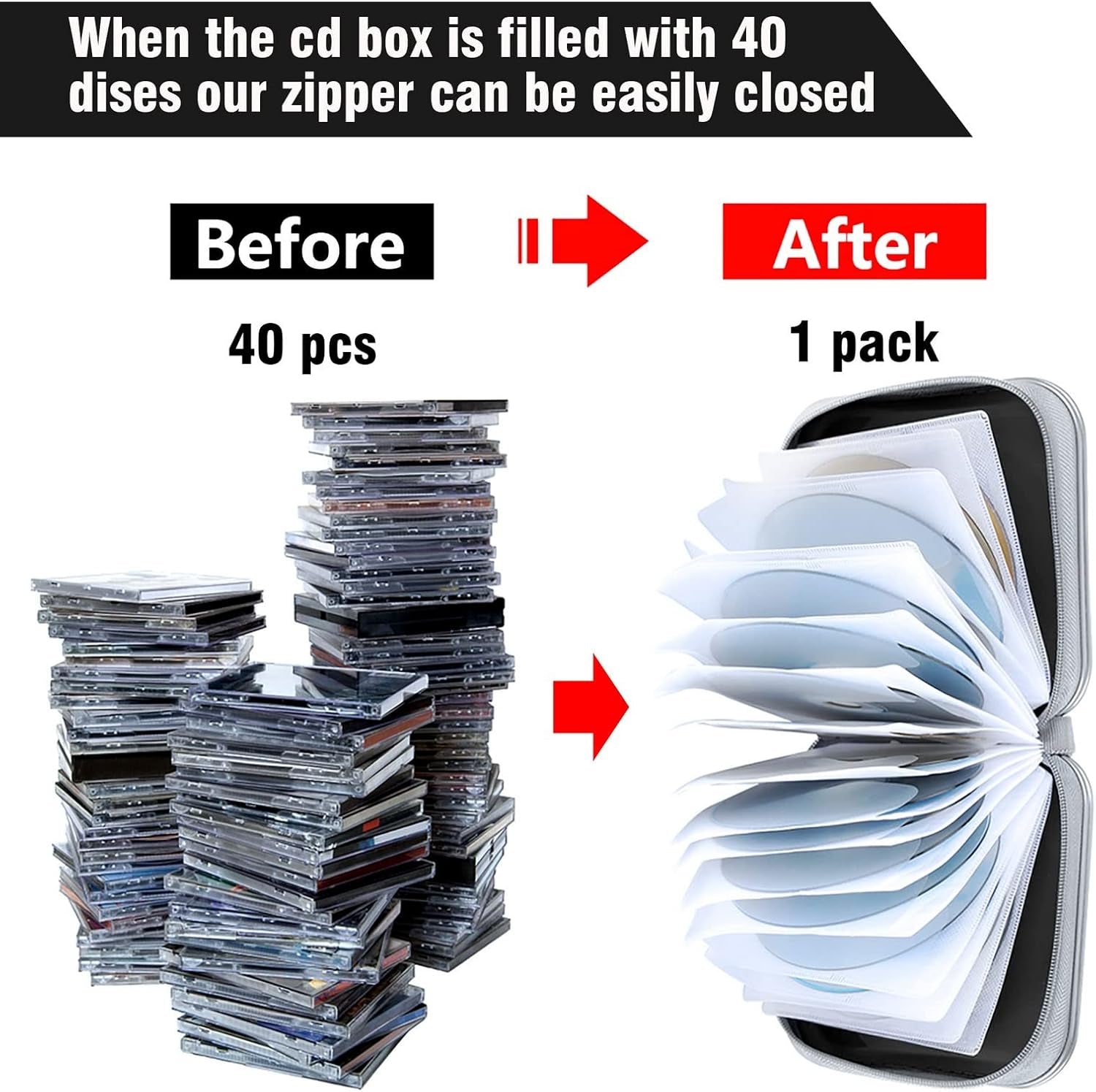 cd-dvd-cases-40-capacity-disc-storage-binder-for-carblack-holders-wallet-hard-plastic-cd-dvd-case-for-car-home-office-travel