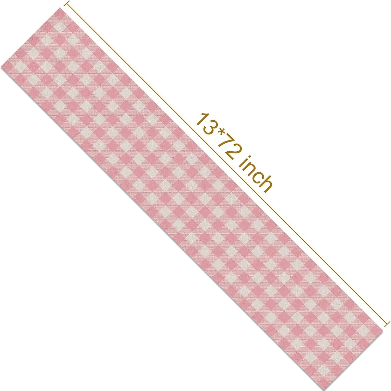 linen-easter-pink-and-white-buffalo-check-plaid-table-runner-gingham-pink-farm-birthday-party-decorations-home-kichen-dining-room-decor-72-inches-long