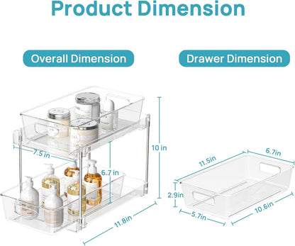 4 Pack Pull Out Bathroom under Sink Organizer (S-Standard)2