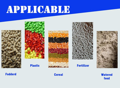220V 3KW Powder Mixer Blender Mixing Machine Stainless Steel Plastic Mixer Mixing Capacity 220 Lbs Vertical Feed Mixing Machine for Dry Grain Granule7