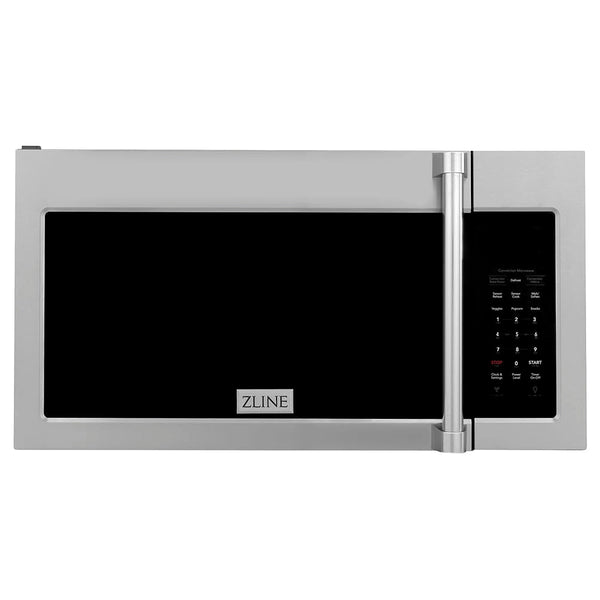 ZLINE over the Range Convection Microwave Oven in Stainless Steel with Traditional Handle and Sensor Cooking1