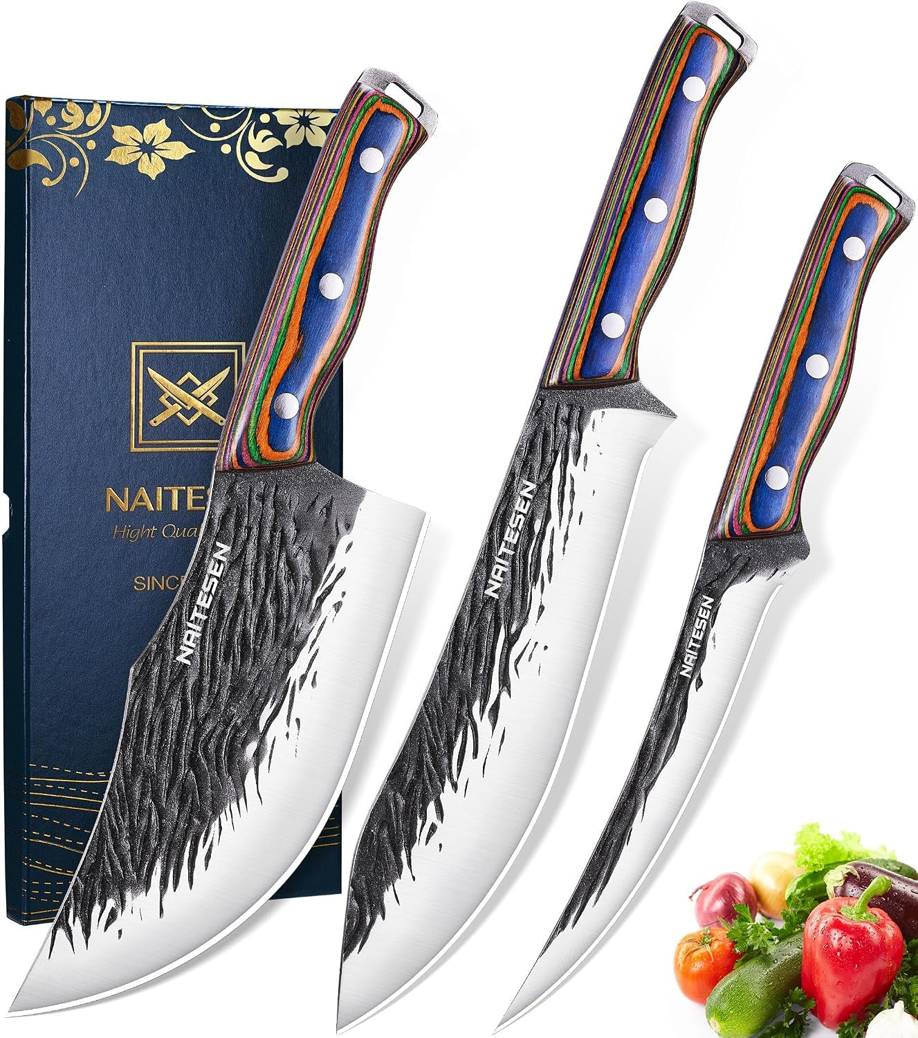3pcs-hand-forged-butcher-knife-set-gold-stamped-gift-box