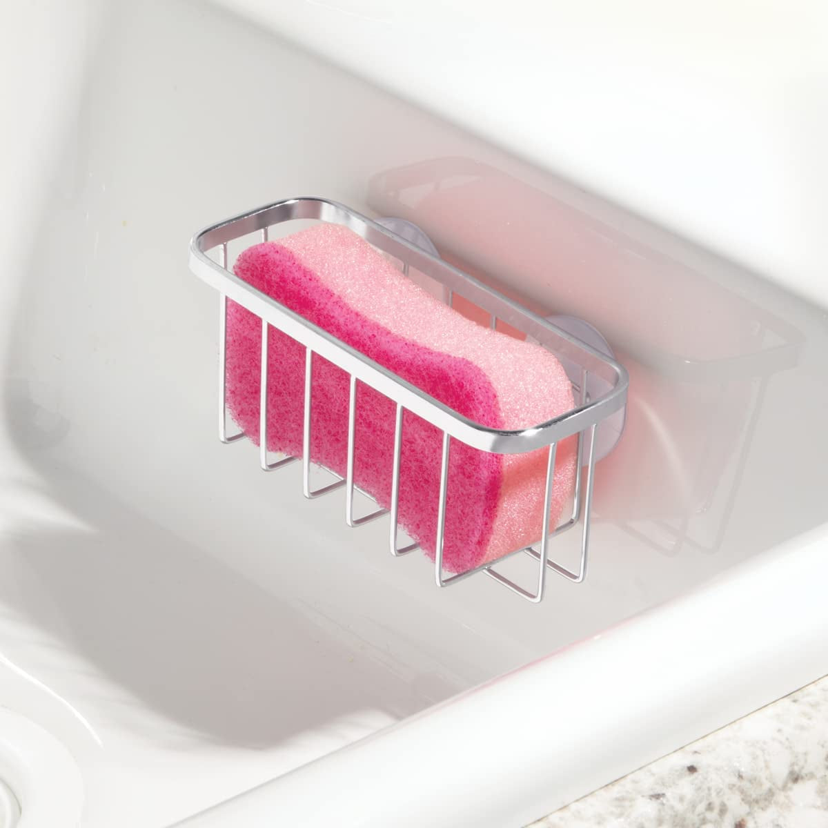 gia-stainless-steel-dish-sponge-holder-basket-with-suction-cups-ideal-for-kitchen-sinks-and-bathroom-organization-2-25d-x-2-5w-x-5-75h-set-of-1-polished