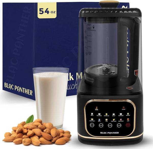 16-In-1 Blender and Nut Milk Maker - 50Oz Auto Timer Jug with 8 High-Speed Blades & Quiet Motor for Soy, Oat, Almond Milk, Smoothies, Milkshakes and Soup - Heat Insulation2