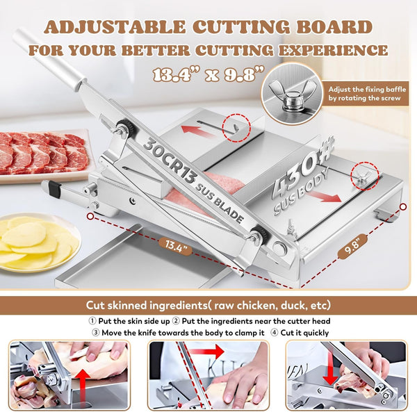 Bone Rib Cutter Chicken Chopper 13.5 Inch Double Blade (KD0288)3