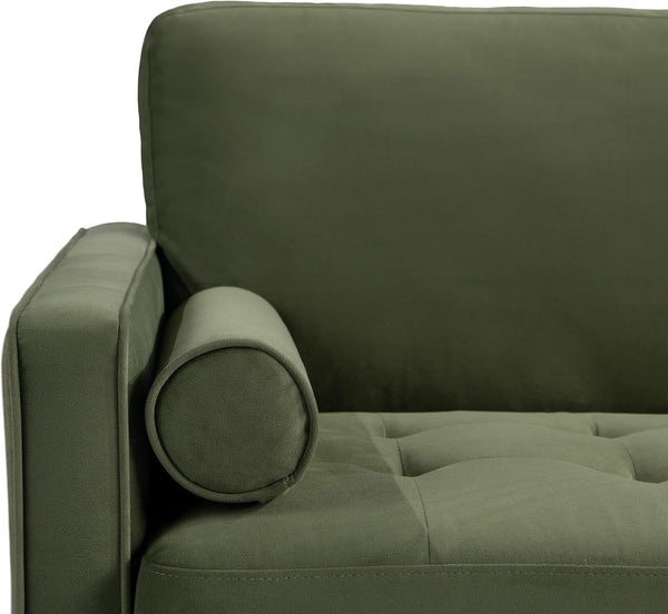 ® Lexington 75.6" Sofa, Mid-Century Modern, Pocket Coil Comfort, Easy Assembly, Velvet Fabric, Olive Green5