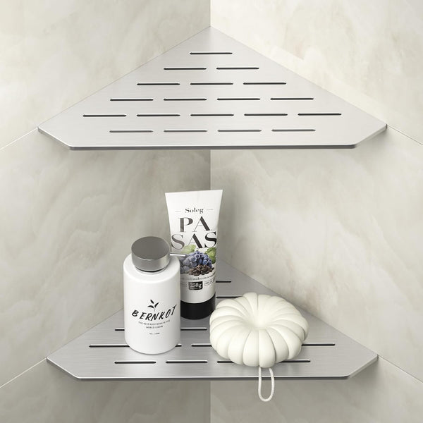 Corner Shower Shelf for Tiled Wall1