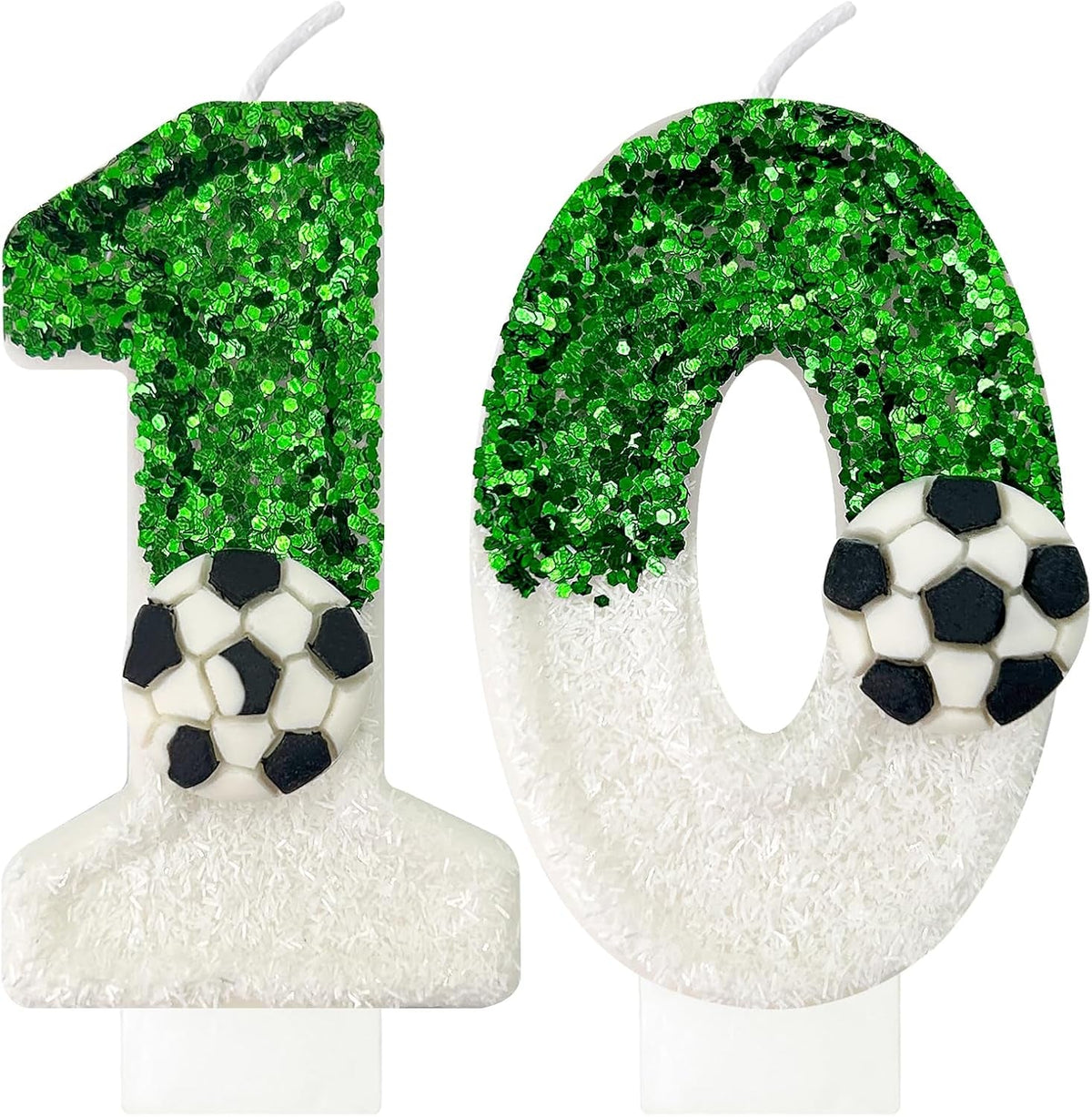 birthday-candles-soccer-birthday-decorations-soccer-cake-topper-for-girl-and-boy-cake-toppers-wedding-cakes-anniversaries-party-celebrations-birthday-decorations-green-white-number-10