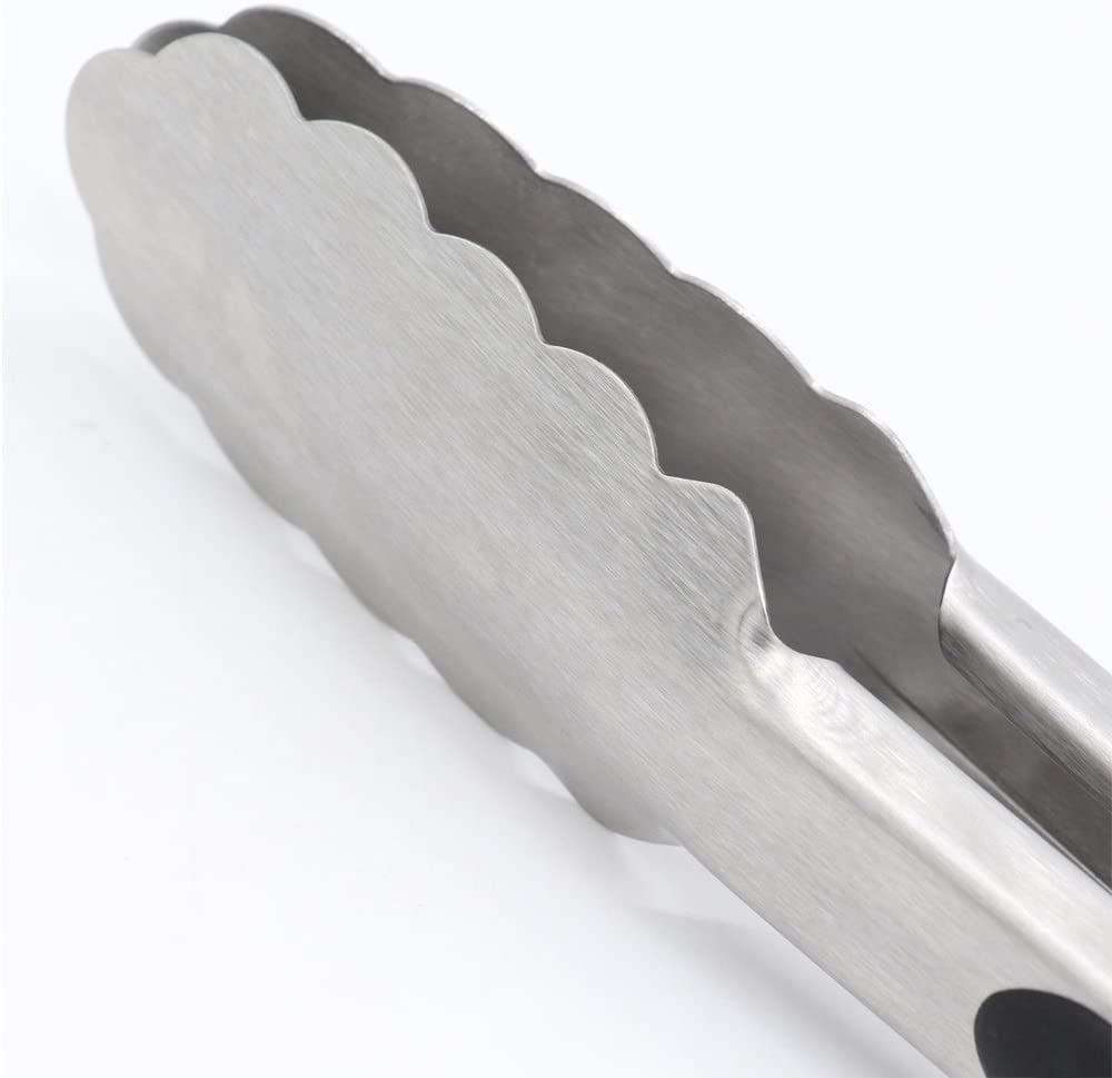 304-stainless-steel-kitchen-cooking-tongs-9-and-12-set-of-2-sturdy-grilling-barbeque-brushed-locking-food-tongs-with-ergonomic-grip-black