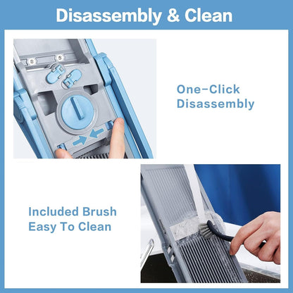 Upgrade Safe Mandoline Slicer Plus, Bigger Size, Skyblue5