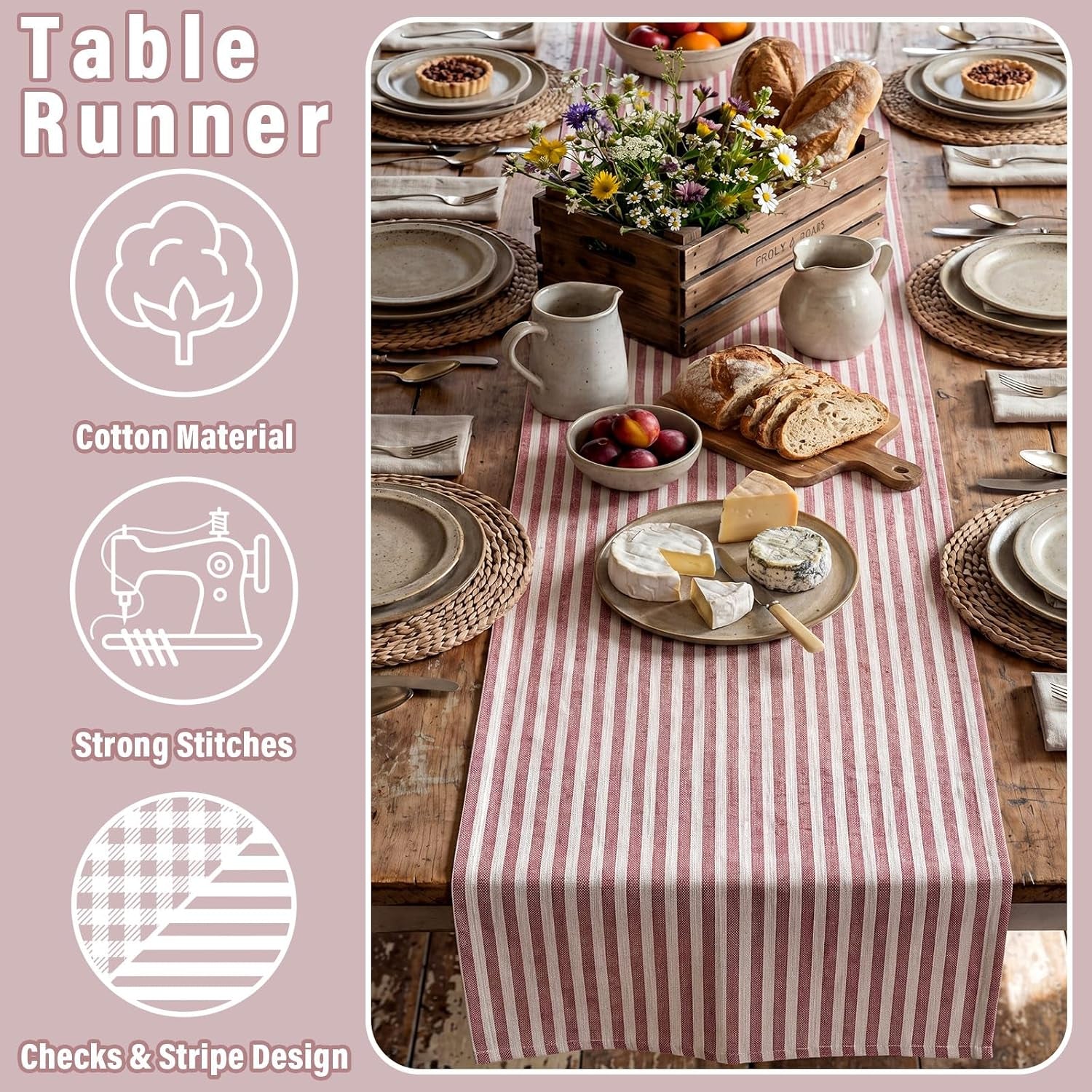 red-and-white-striped-table-runner-for-decor-14-x-60-inch