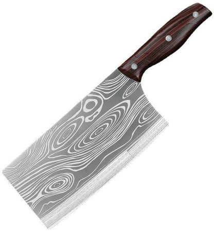 Meat Cleaver, 7 Inch Stainless Steel Chopping Knife Kitchen Chopping Dual-Purpose Knife Household Meat Slicing Knives Ultra-Sharp Blade1
