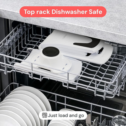 Pro XL Vegetable Chopper & Mandoline Slicer W Pull-Out Catch Tray | 4 in 1 Veggie, Onion & Fruit Slicer, Dicer & Grater with Sharp Stainless Steel Blades - XL Food Prep Set (White)8