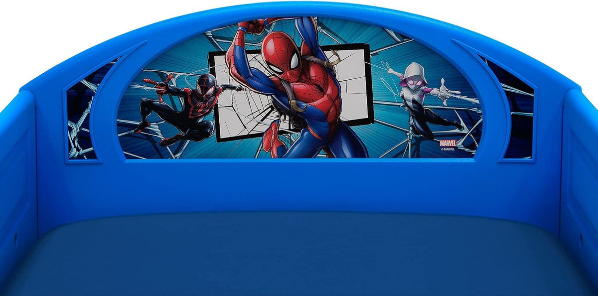 spider-man-plastic-sleep-and-play-toddler-bed-with-attached-guardrails