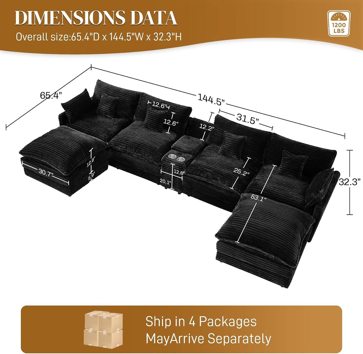 145-cloud-couch-oversized-u-shaped-jet-black-sectional-couches-for-living-room-big-fluffy-comfy-soft-corduroy-couch-sectionals-modular-sectional-sofa-with-ottoman-central-console