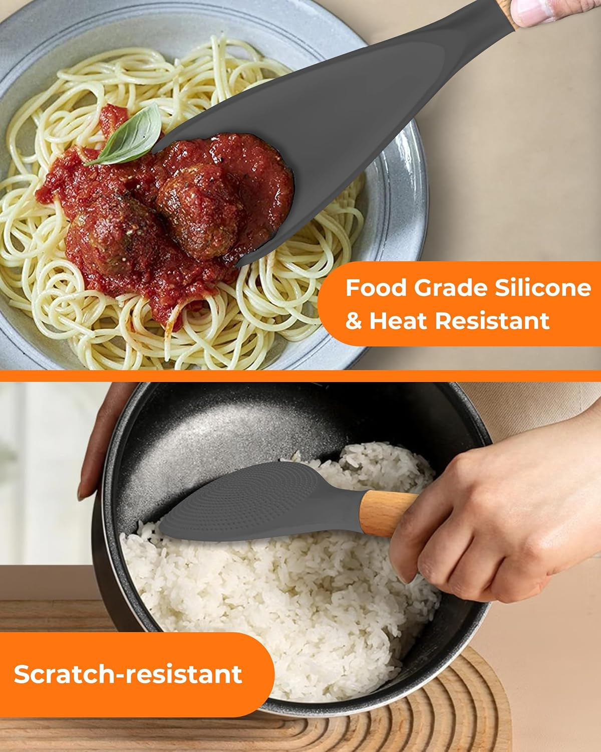 cooking-spoon-multifunction-spoonula-silicone-spatula-spoon-2-pack-dual-use-heat-resistant-446-f-bpa-free-non-toxic-wooden-handle-rice-spoon-set-for-non-stick-cookware-rice-cookers