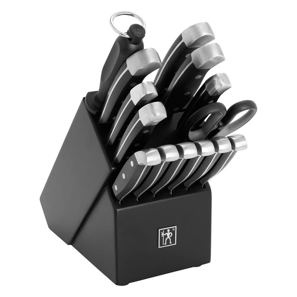 HENCKELS Premium Quality Statement 15-Piece Knife Set with Block and Knife Sharpener, Razor-Sharp, German Engineered Knife Informed by over 100 Years of Masterful Knife Making, Black Block2