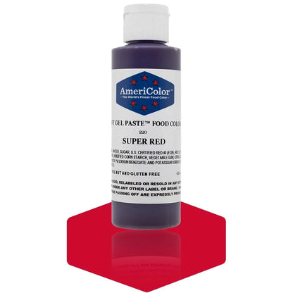 Soft Gel Paste Food Color, 4.5-Ounce, Super Red1
