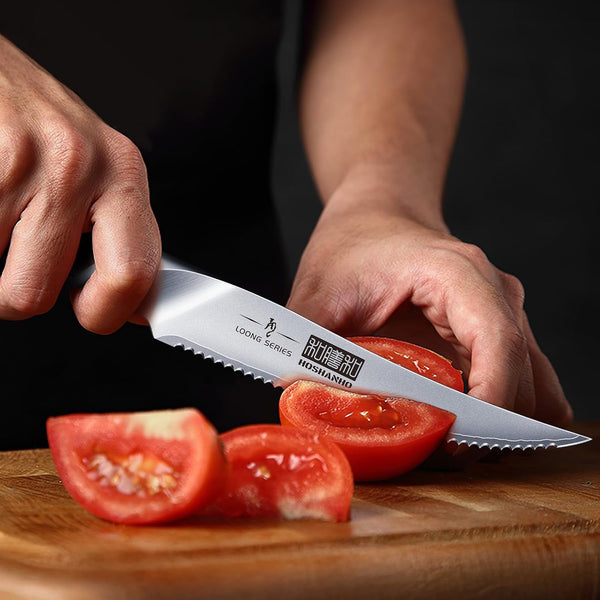 5 Inch Tomato Knife, Ultra Sharp Japanese Tomato Slicer Knife5