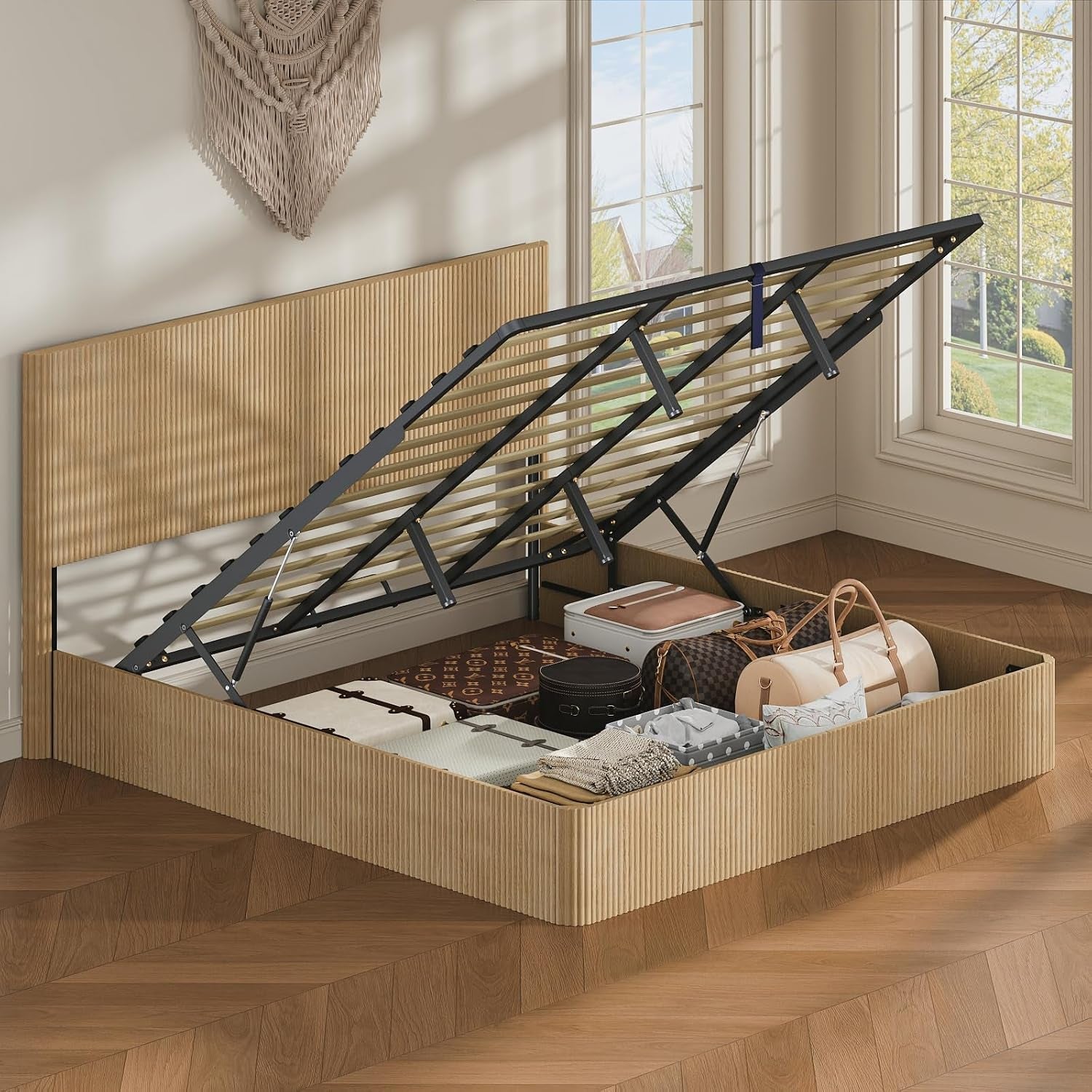 fluted-king-size-platform-bed-frame-with-lift-up-storage-oak