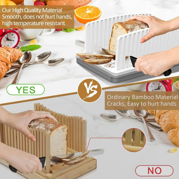New Upgrade Bread Slicer for Homemade Bread with Adjustable Width7