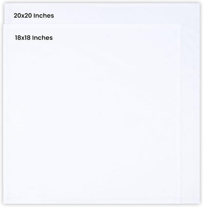 Bulk Pack-288 Hotel Cloth Napkins, 18"X18", Wrinkle Resistant, White2
