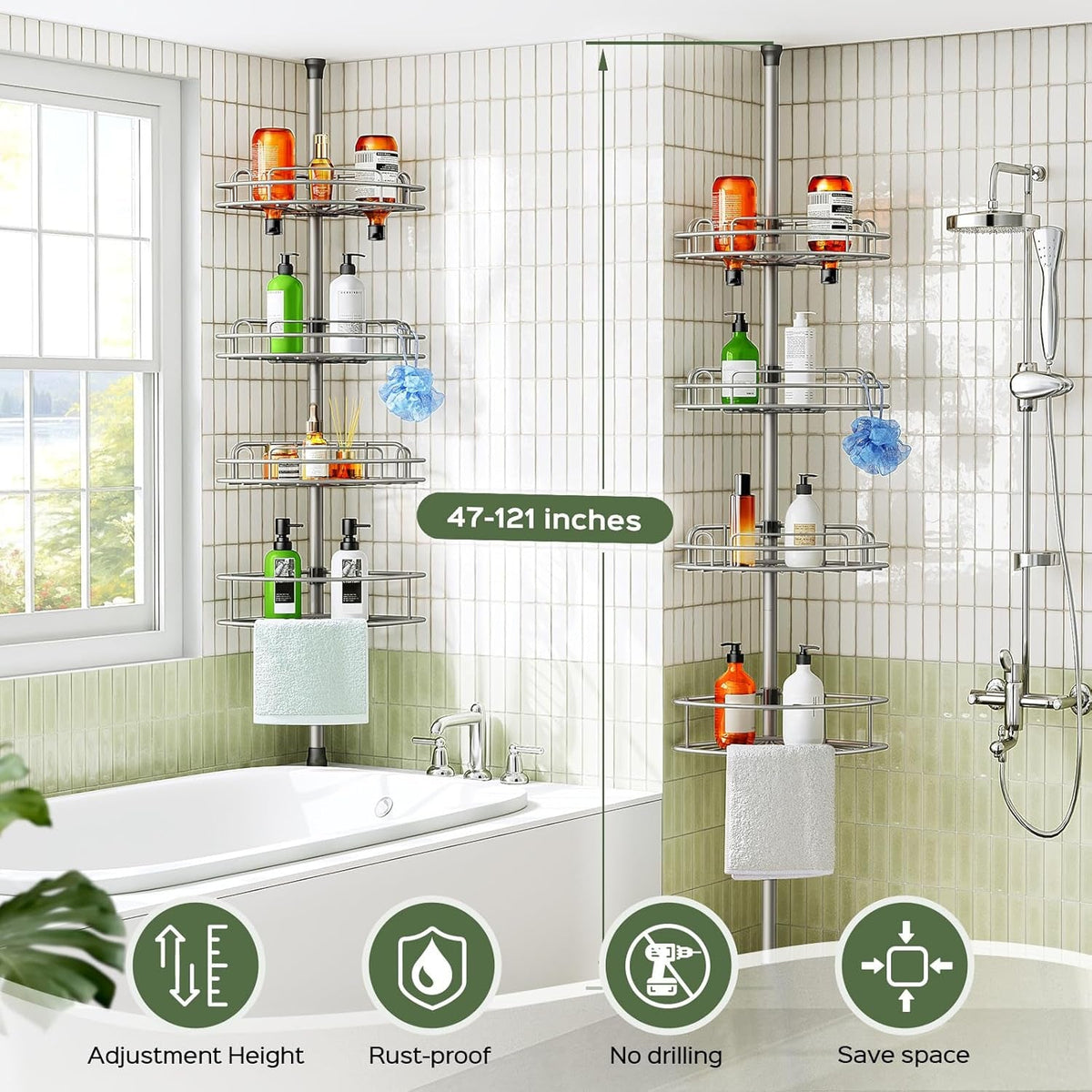 corner-shower-caddy-tension-pole-4-tier-rustproof-shampoo-organizer