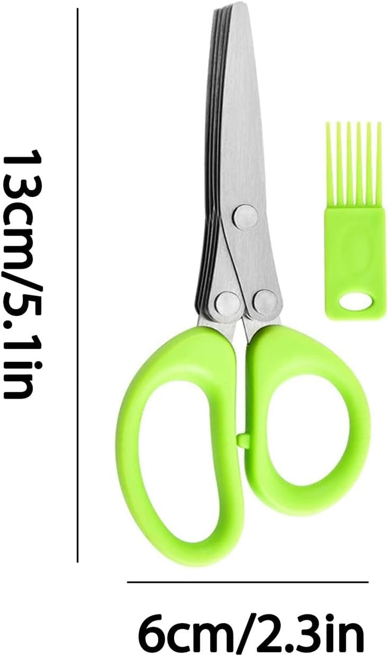 herb-scissors-5-layer-vegetable-shears-for-kitchen-prep-1-5-stainless-steel-blades-and-abs-grip-vegetable-scissors-for-herbs-scallions-chives-and-soft-vegetables
