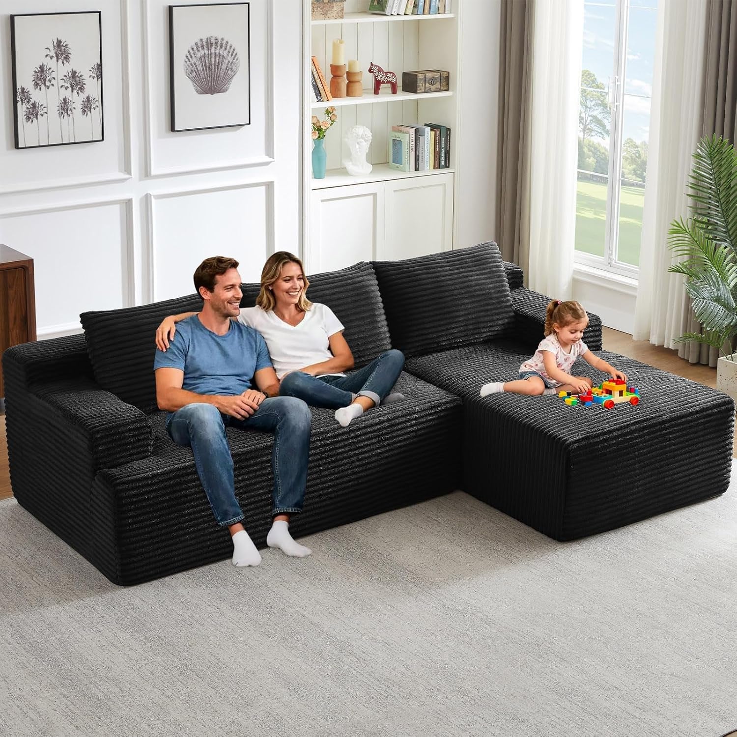 96-modular-sectional-sofa-couches-l-shape-couch-3-seat-modular-sofa-corduroy-memory-foam-sectional-boneless-couches-for-living-room-cloud-couch-with-oversized-chaiseblack-right-facing