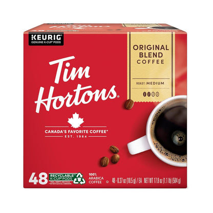 Original Blend, Genuine Medium Roast Coffee, Single-Serve K-Cup Pods, 48Ct1