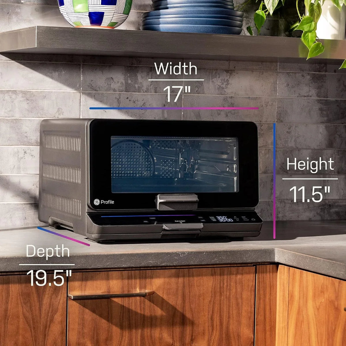 ge-profile-smart-oven-with-no-preheat-11-in-1-countertop-oven-including-air-fry-warm-toast-broil-roast-pastry-reheat-and-more-wifi-and-smart-connected-black