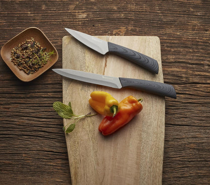 Tomodachi HMC01A612C Raintree Ash – 3 Piece Knife Set with Matching Blade Guards4